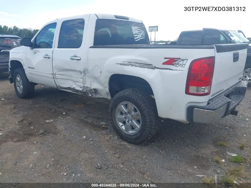 3GTP2WE7XDG381312 2013 GMC Sierra 1500 Slt