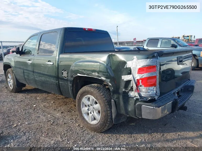 2013 GMC Sierra 1500 K1500 Sle VIN: 3GTP2VE79DG265500 Lot: 40249975