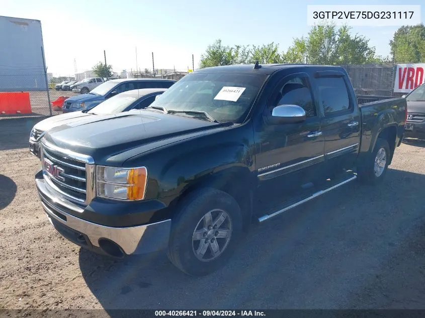 3GTP2VE75DG231117 2013 GMC Sierra 1500 Sle