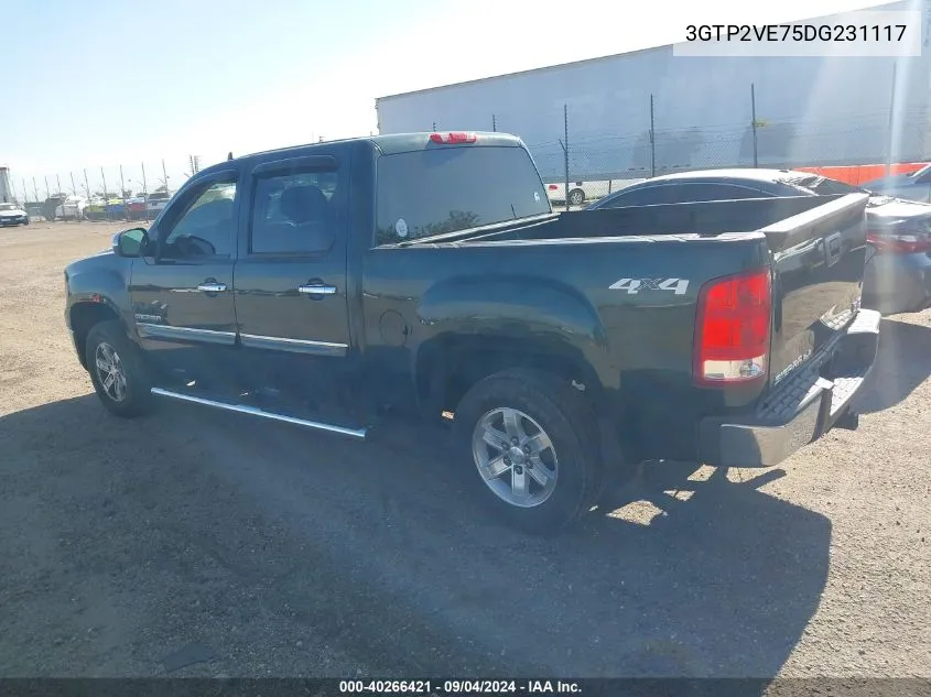 3GTP2VE75DG231117 2013 GMC Sierra 1500 Sle