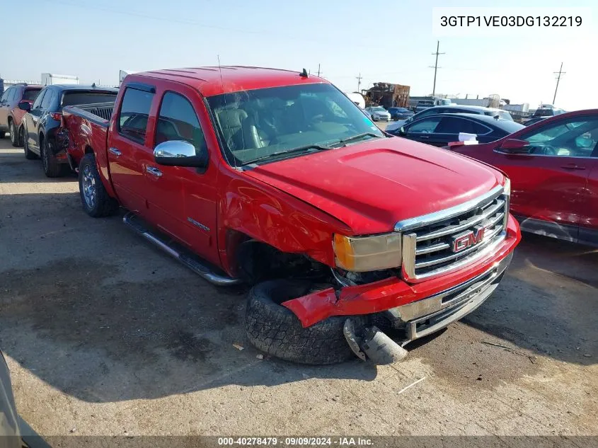 2013 GMC Sierra 1500 Sle VIN: 3GTP1VE03DG132219 Lot: 40278479