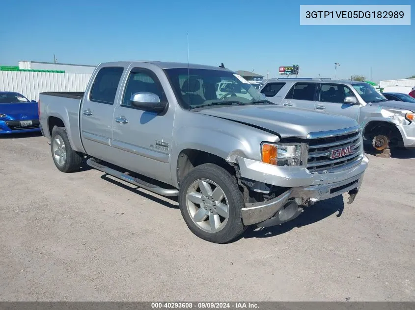 2013 GMC Sierra 1500 Sle VIN: 3GTP1VE05DG182989 Lot: 40293608