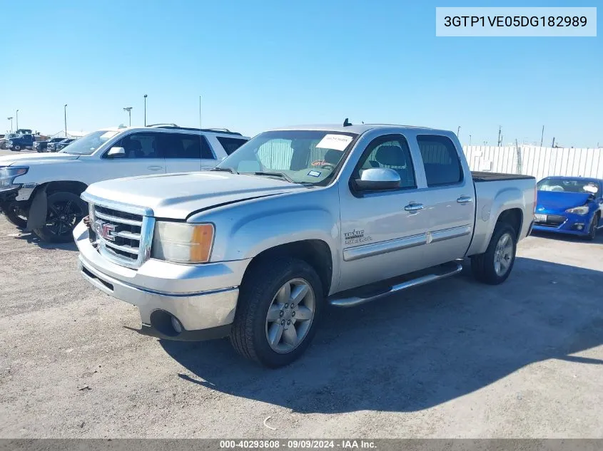 2013 GMC Sierra 1500 Sle VIN: 3GTP1VE05DG182989 Lot: 40293608