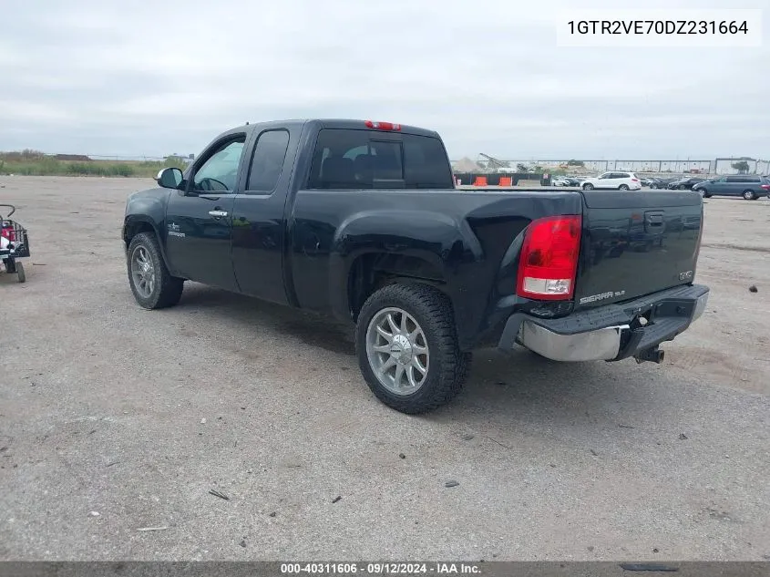 1GTR2VE70DZ231664 2013 GMC Sierra 1500 Sle