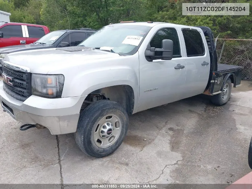 1GT11ZCG2DF145204 2013 GMC Sierra 2500Hd Work Truck