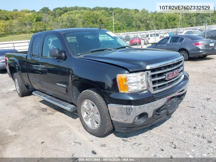 2013 GMC Sierra 1500 K1500 Sle VIN: 1GTR2VE76DZ332529 Lot: 40313984