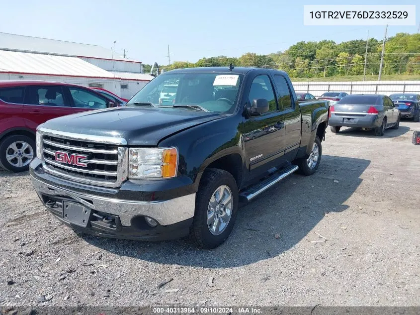 2013 GMC Sierra 1500 K1500 Sle VIN: 1GTR2VE76DZ332529 Lot: 40313984