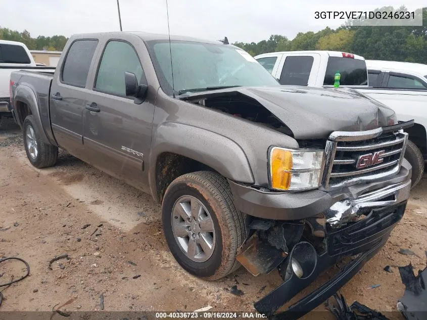 2013 GMC Sierra 1500 K1500 Sle VIN: 3GTP2VE71DG246231 Lot: 40336723