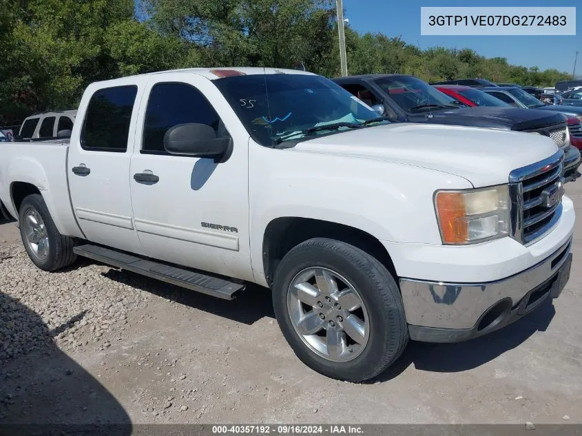 2013 GMC Sierra 1500 Sle VIN: 3GTP1VE07DG272483 Lot: 40357192