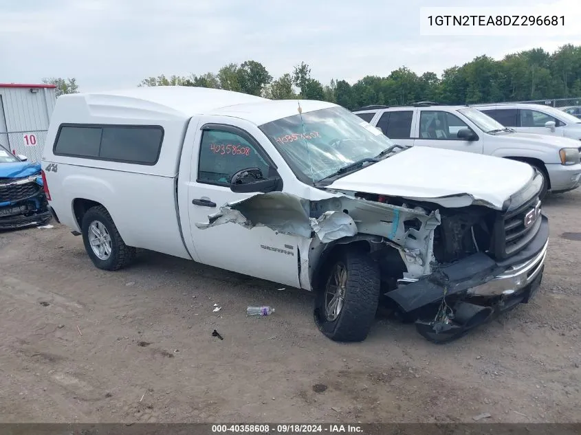 2013 GMC Sierra 1500 Work Truck VIN: 1GTN2TEA8DZ296681 Lot: 40358608