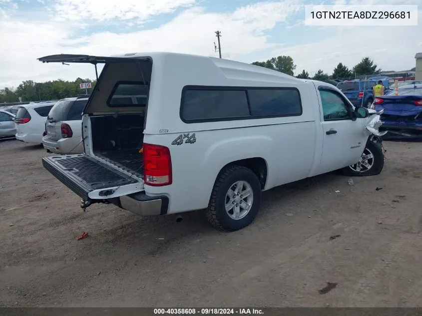 2013 GMC Sierra 1500 Work Truck VIN: 1GTN2TEA8DZ296681 Lot: 40358608