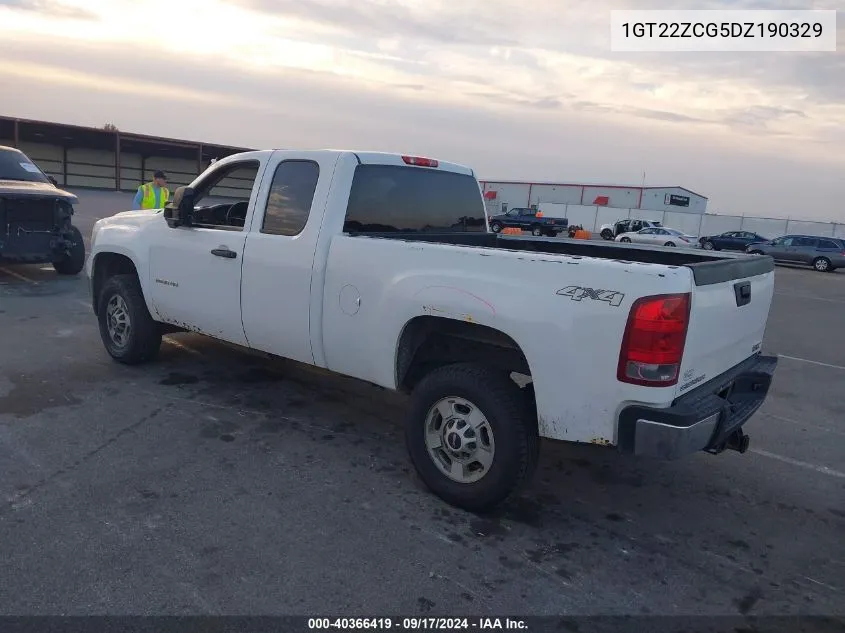 2013 GMC Sierra 2500Hd K2500 Heavy Duty VIN: 1GT22ZCG5DZ190329 Lot: 40366419