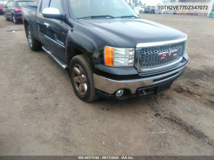 2013 GMC Sierra 1500 Sle VIN: 1GTR2VE77DZ347072 Lot: 40373162