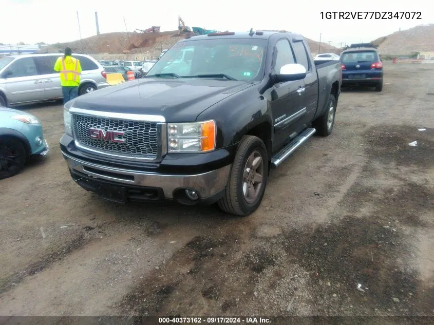 2013 GMC Sierra 1500 Sle VIN: 1GTR2VE77DZ347072 Lot: 40373162