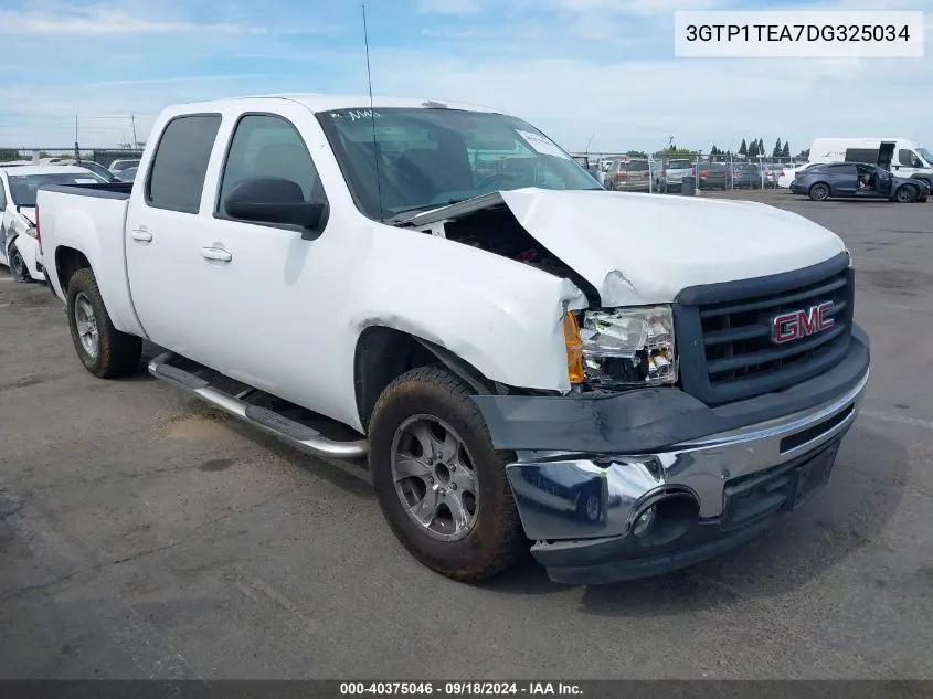 2013 GMC Sierra 1500 Work Truck VIN: 3GTP1TEA7DG325034 Lot: 40375046