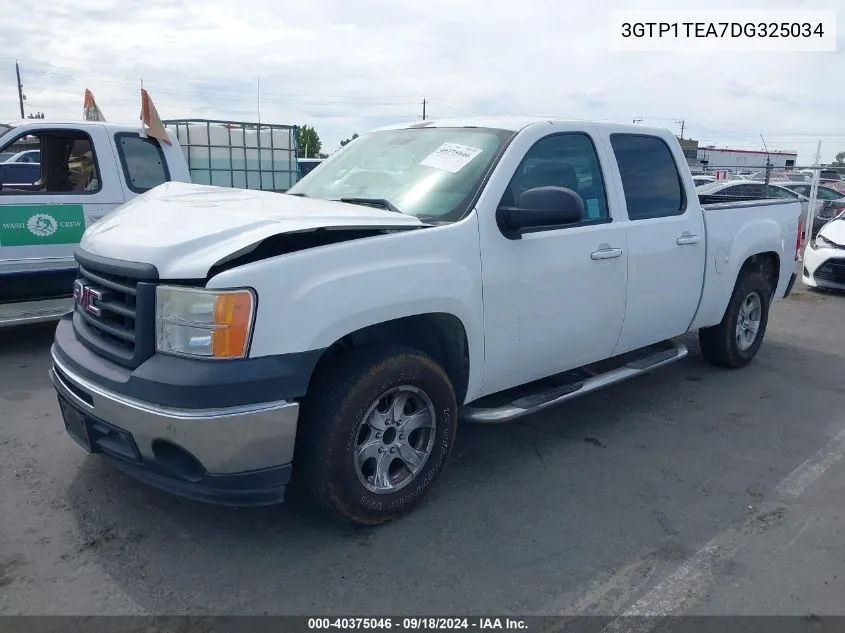 2013 GMC Sierra 1500 Work Truck VIN: 3GTP1TEA7DG325034 Lot: 40375046