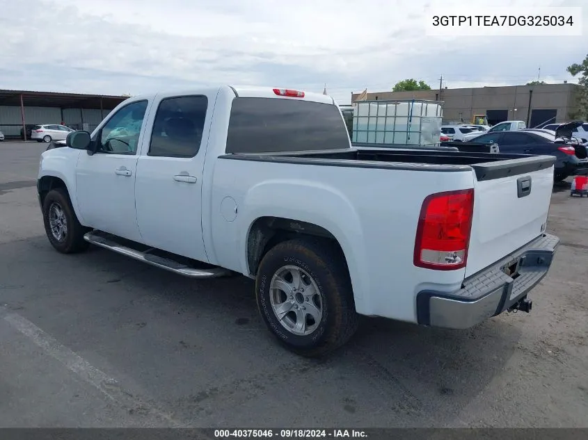 2013 GMC Sierra 1500 Work Truck VIN: 3GTP1TEA7DG325034 Lot: 40375046