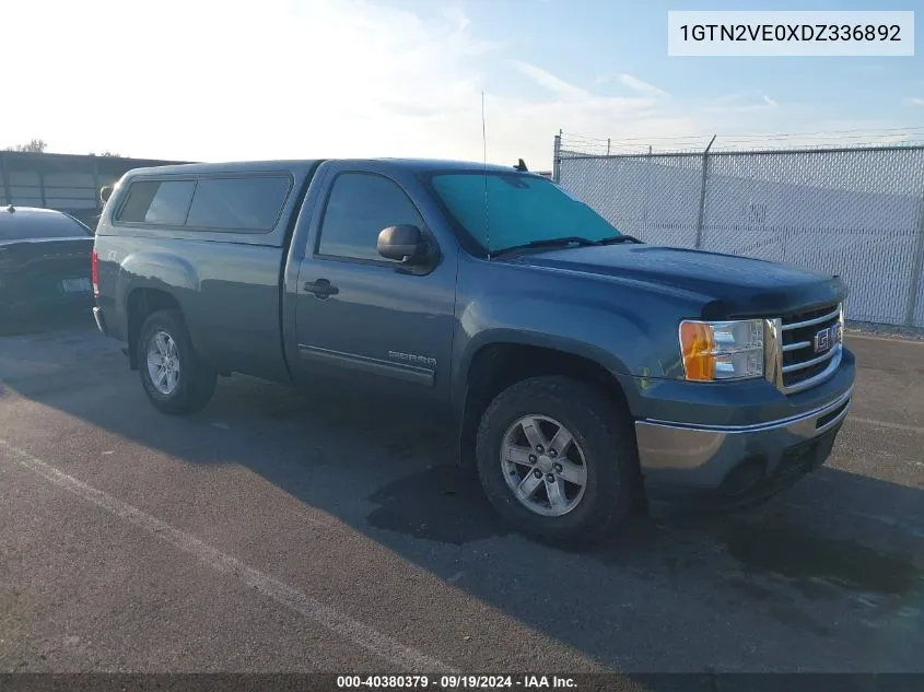 2013 GMC Sierra 1500 Sle VIN: 1GTN2VE0XDZ336892 Lot: 40380379