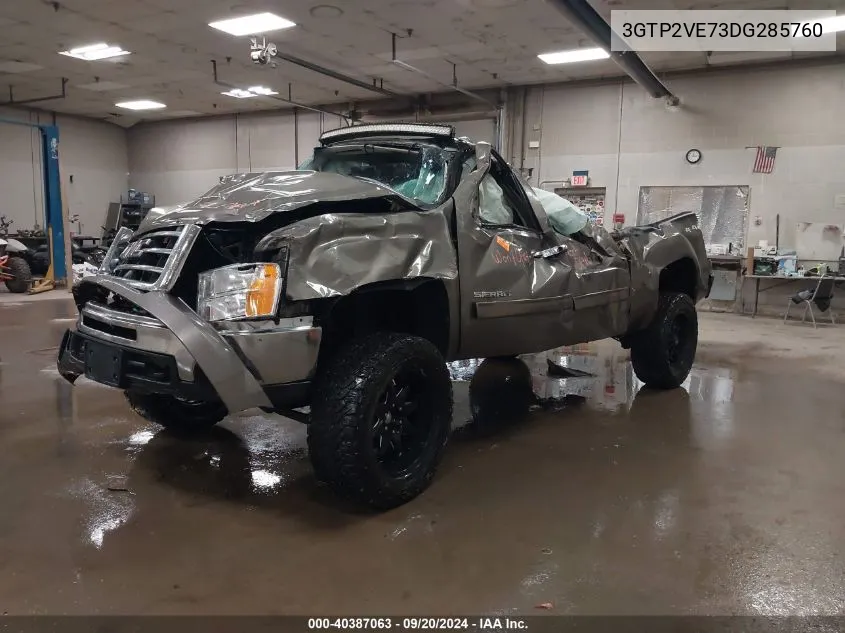 3GTP2VE73DG285760 2013 GMC Sierra 1500 Sle