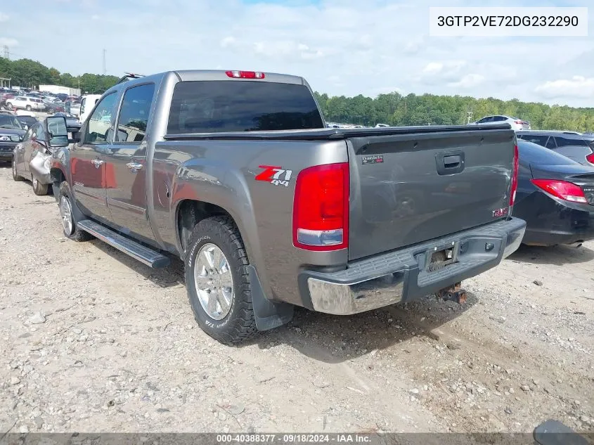 2013 GMC Sierra 1500 Sle VIN: 3GTP2VE72DG232290 Lot: 40388377