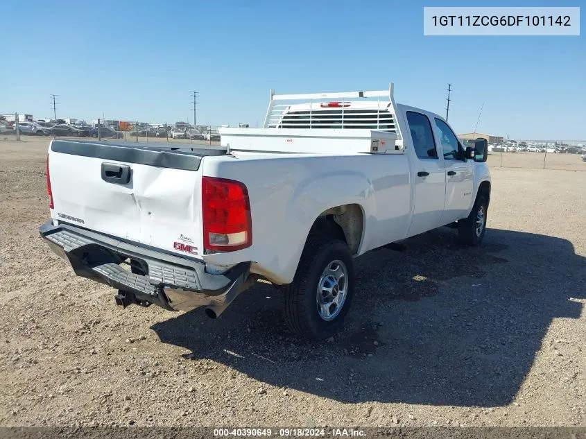 2013 GMC Sierra 2500Hd Work Truck VIN: 1GT11ZCG6DF101142 Lot: 40390649