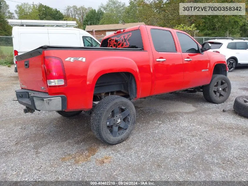 3GTP2VE70DG358342 2013 GMC Sierra K1500 Sle