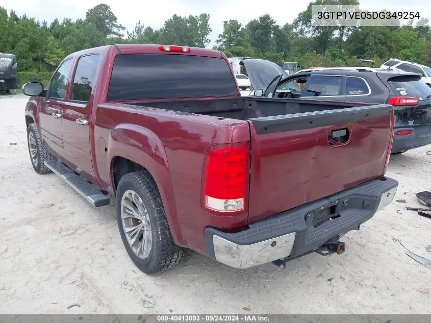 2013 GMC Sierra 1500 Sle VIN: 3GTP1VE05DG349254 Lot: 40413093