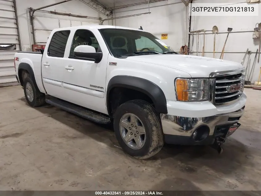 2013 GMC Sierra 1500 Sle VIN: 3GTP2VE71DG121813 Lot: 40432841