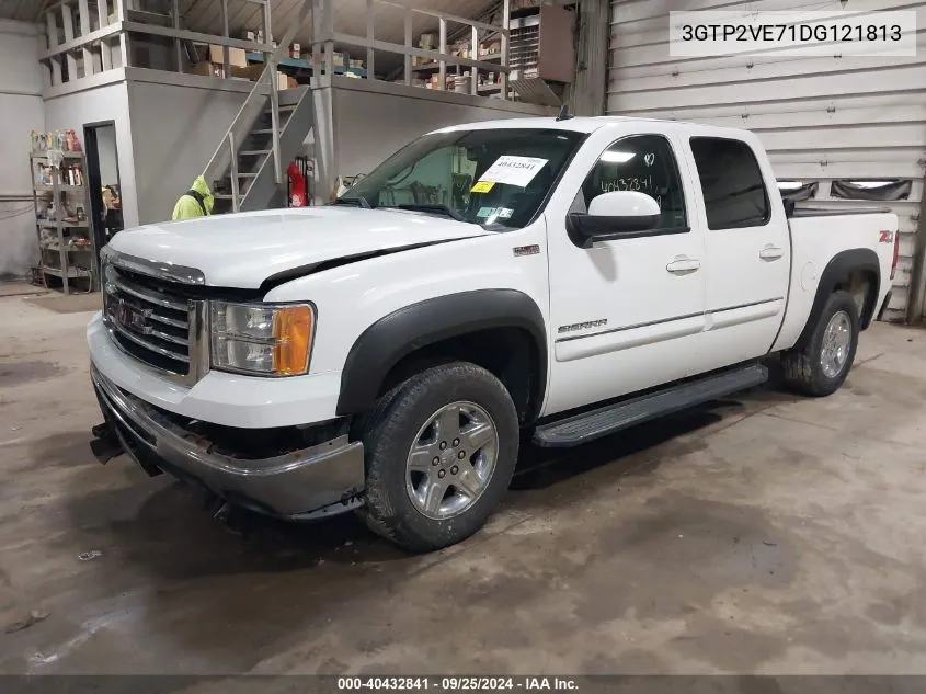 2013 GMC Sierra 1500 Sle VIN: 3GTP2VE71DG121813 Lot: 40432841