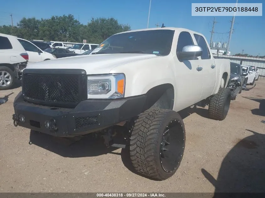 2013 GMC Sierra 1500 Sle VIN: 3GTP2VE79DG188448 Lot: 40438318