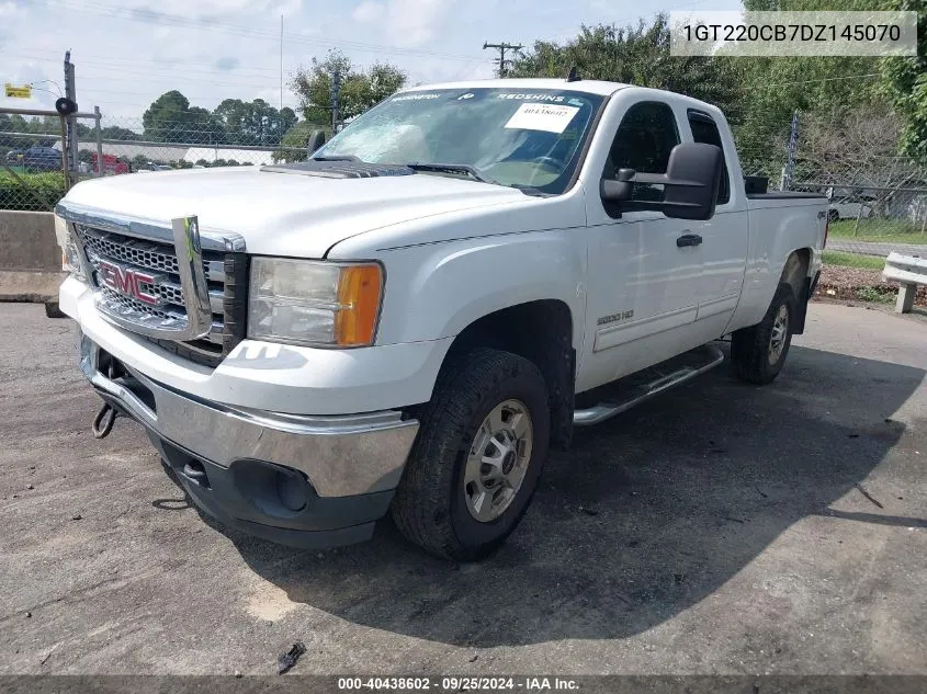 2013 GMC Sierra 2500Hd Sle VIN: 1GT220CB7DZ145070 Lot: 40438602