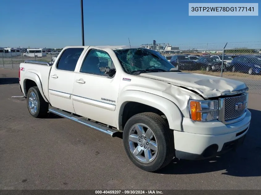 3GTP2WE78DG177141 2013 GMC Sierra K1500 Slt