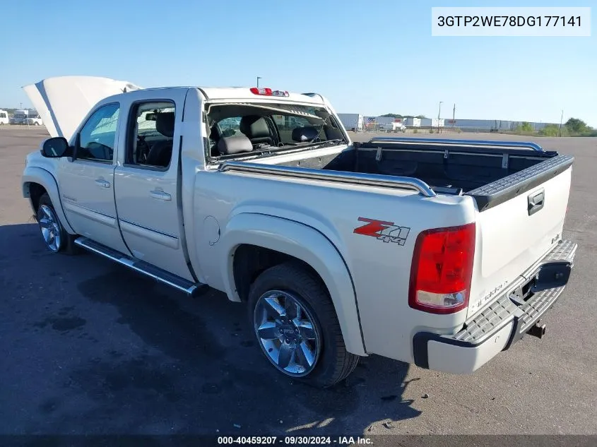 2013 GMC Sierra K1500 Slt VIN: 3GTP2WE78DG177141 Lot: 40459207