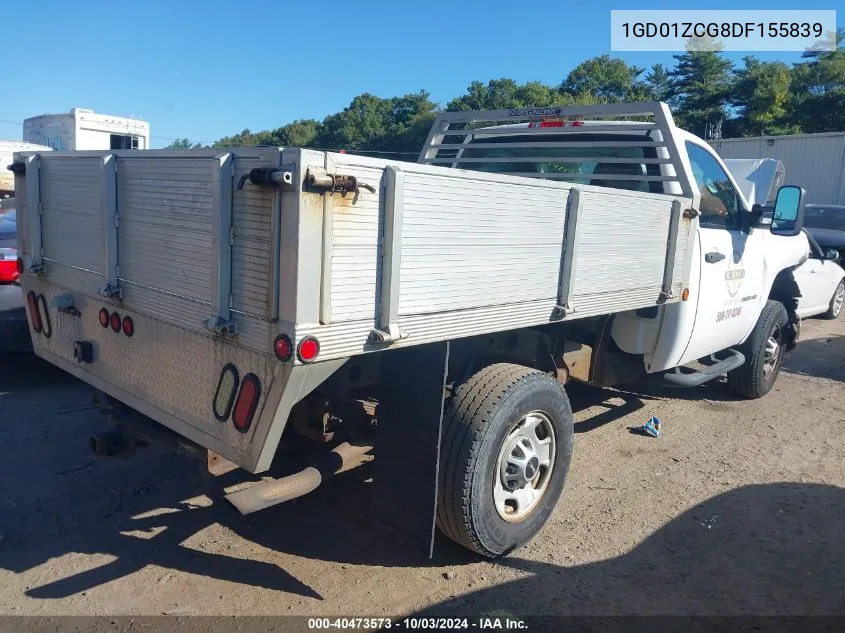 2013 GMC Sierra 2500Hd Work Truck VIN: 1GD01ZCG8DF155839 Lot: 40473573