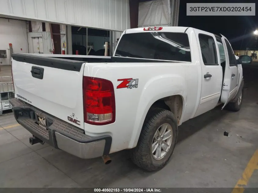 2013 GMC Sierra 1500 Sle VIN: 3GTP2VE7XDG202454 Lot: 40502153