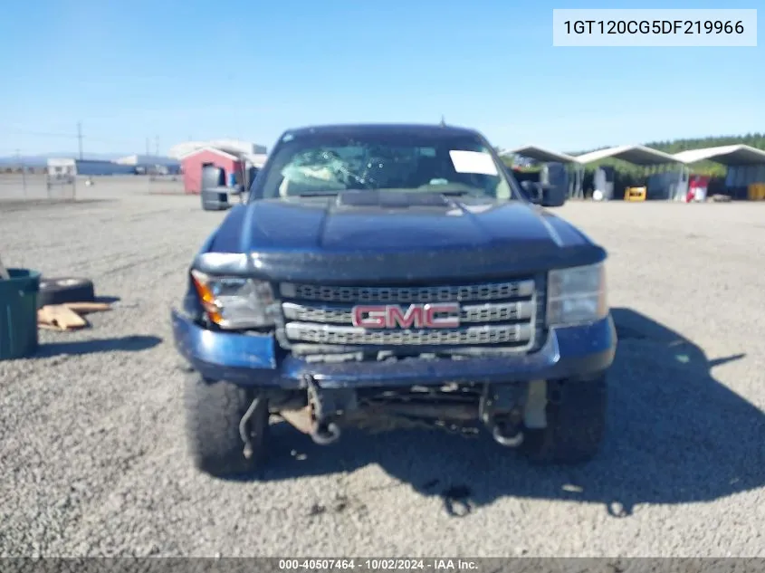 2013 GMC Sierra 2500Hd Sle VIN: 1GT120CG5DF219966 Lot: 40507464