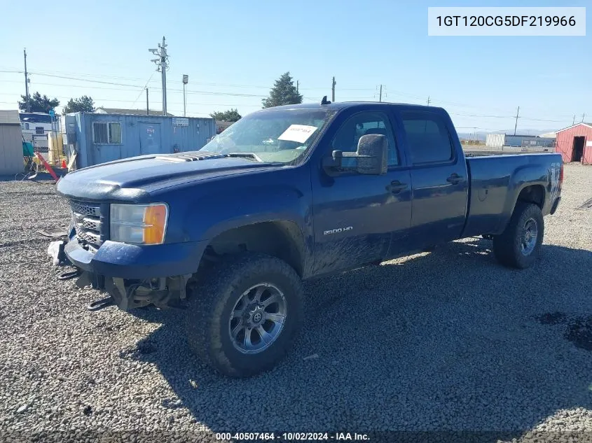 2013 GMC Sierra 2500Hd Sle VIN: 1GT120CG5DF219966 Lot: 40507464