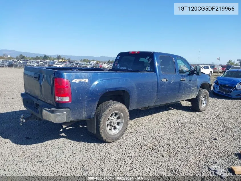 2013 GMC Sierra 2500Hd Sle VIN: 1GT120CG5DF219966 Lot: 40507464