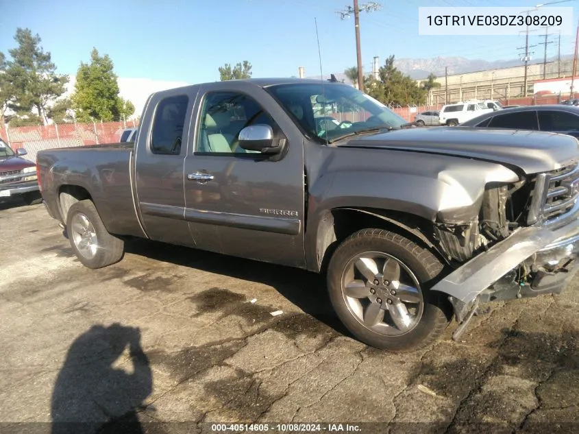 2013 GMC Sierra 1500 Sle VIN: 1GTR1VE03DZ308209 Lot: 40514605