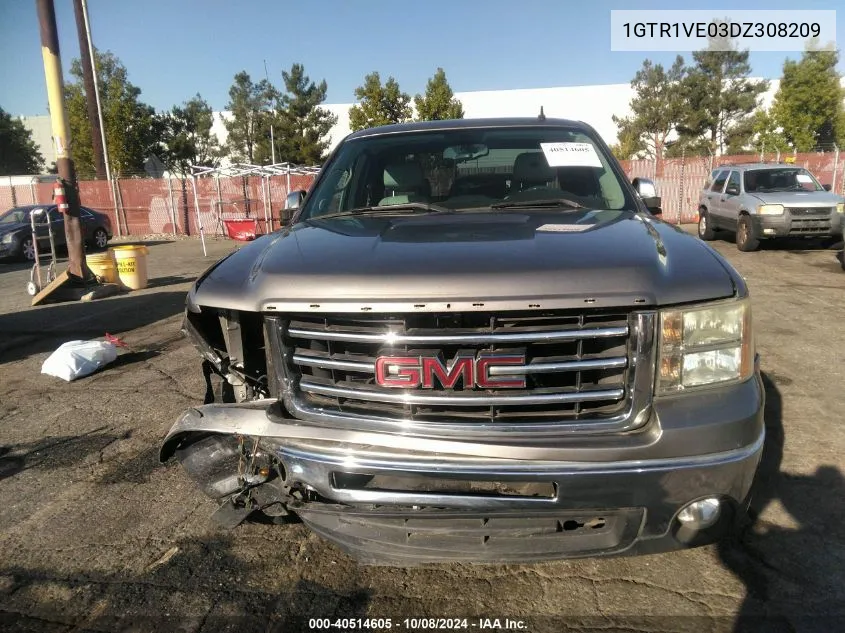 2013 GMC Sierra 1500 Sle VIN: 1GTR1VE03DZ308209 Lot: 40514605