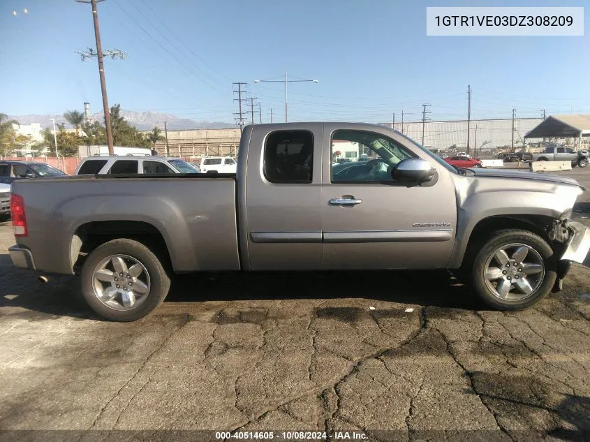 2013 GMC Sierra 1500 Sle VIN: 1GTR1VE03DZ308209 Lot: 40514605