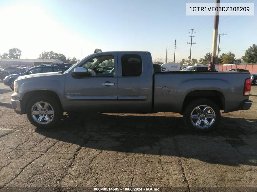 2013 GMC Sierra 1500 Sle VIN: 1GTR1VE03DZ308209 Lot: 40514605