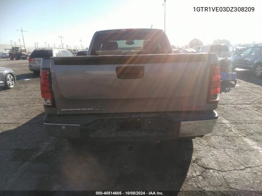 2013 GMC Sierra 1500 Sle VIN: 1GTR1VE03DZ308209 Lot: 40514605