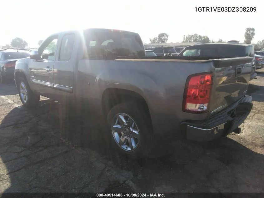 2013 GMC Sierra 1500 Sle VIN: 1GTR1VE03DZ308209 Lot: 40514605