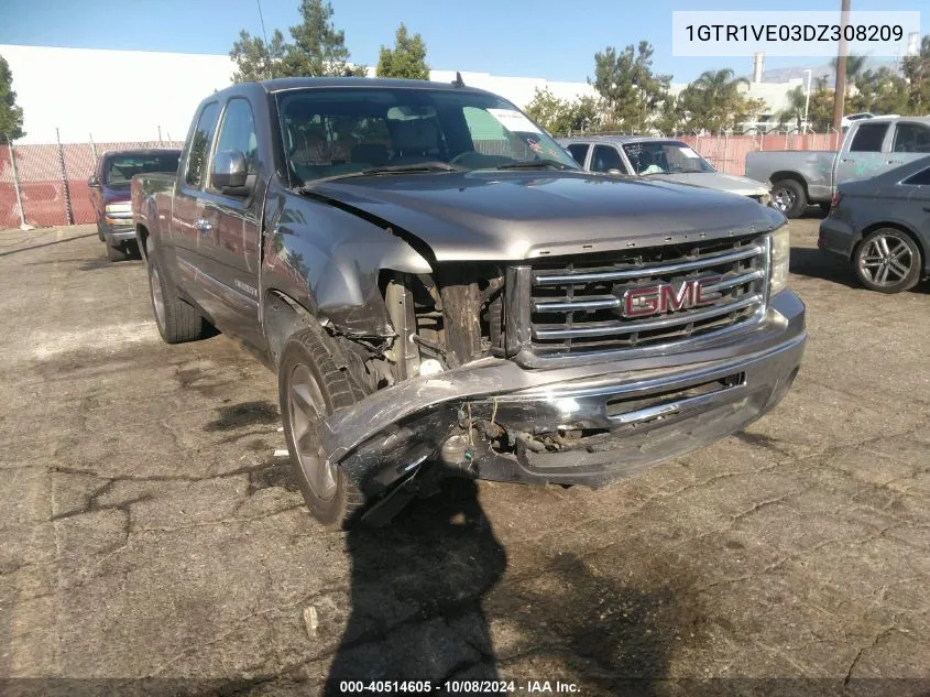 2013 GMC Sierra 1500 Sle VIN: 1GTR1VE03DZ308209 Lot: 40514605