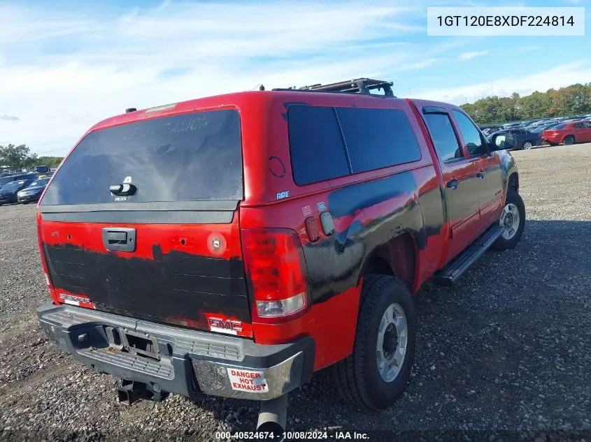 2013 GMC Sierra 2500Hd Sle VIN: 1GT120E8XDF224814 Lot: 40524674