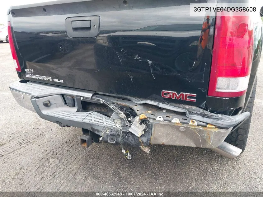 2013 GMC Sierra 1500 Sle VIN: 3GTP1VE04DG358608 Lot: 40532948