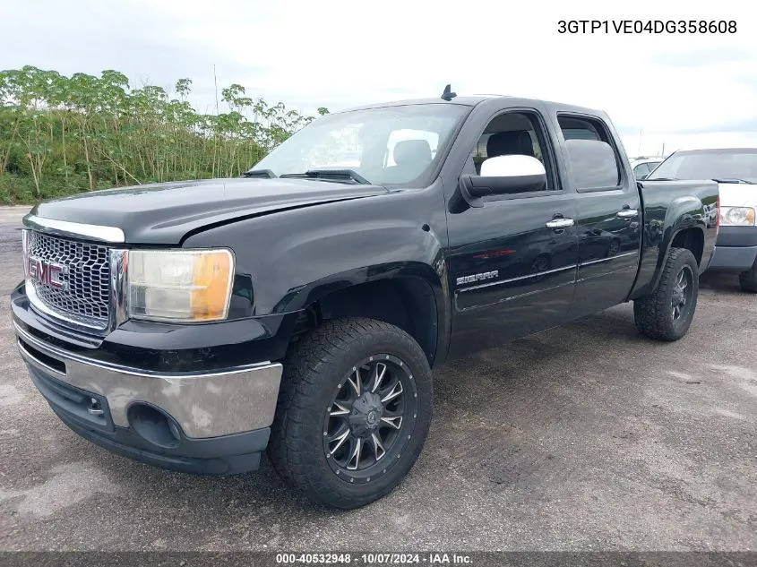 2013 GMC Sierra 1500 Sle VIN: 3GTP1VE04DG358608 Lot: 40532948