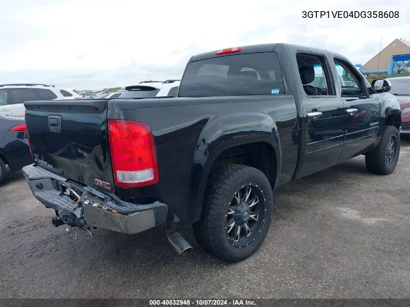 2013 GMC Sierra 1500 Sle VIN: 3GTP1VE04DG358608 Lot: 40532948