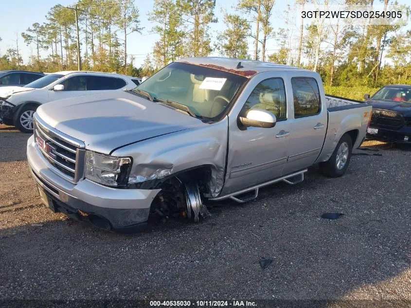 2013 GMC Sierra K1500 Slt VIN: 3GTP2WE7SDG254905 Lot: 40535030